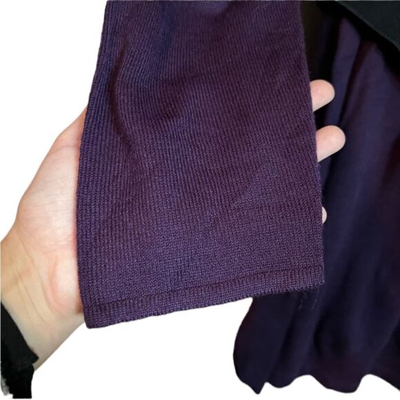NWT! NY collection purple knit dress. Size medium - Picture 7 of 11